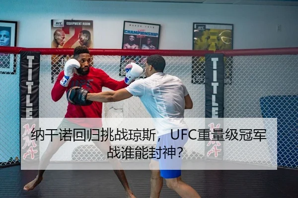 纳干诺回归挑战琼斯，UFC重量级冠军战谁能封神？