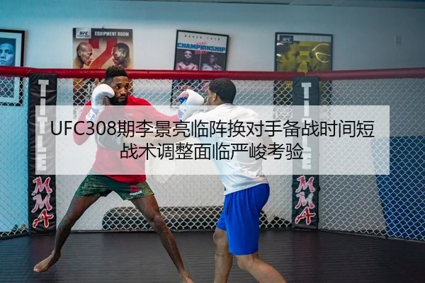 UFC308期李景亮临阵换对手备战时间短战术调整面临严峻考验
